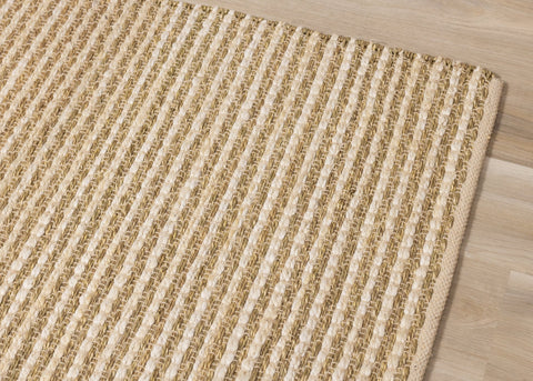 Naturals Beige Intricate Weave Rug by Kalora Interiors