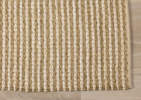 Naturals Beige Intricate Weave Rug by Kalora Interiors