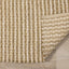 Naturals Beige Intricate Weave Rug by Kalora Interiors