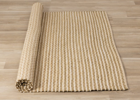 Naturals Beige Intricate Weave Rug by Kalora Interiors