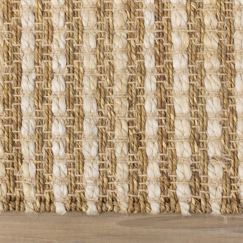 Naturals Beige Intricate Weave Rug by Kalora Interiors