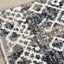 Nepal Beige Blue Cream Grey Tribal Rug by Kalora Interiors