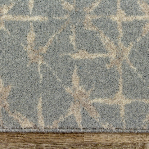 Nordic 46011_500 Blue Cream Tessellations Rug By Kalora Interiors