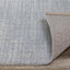 Nordic 46012_121 Blue Cream Crosshatching Rug By Kalora Interiors