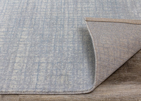 Nordic 46012_121 Blue Cream Crosshatching Rug By Kalora Interiors