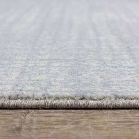 Nordic 46012_121 Blue Cream Crosshatching Rug By Kalora Interiors