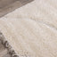 Novato Cream Curves Shag Rug by Kalora Interiors