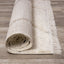 Novato Cream Curves Shag Rug by Kalora Interiors
