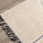 Novato Cream Black Geometric Modern Rug by Kalora Interiors
