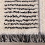Novato Cream Black Geometric Modern Rug by Kalora Interiors