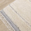 Novato Cream Grey Asymmetrical Lines Rug by Kalora Interiors