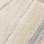 Novato Cream Grey Asymmetrical Lines Rug by Kalora Interiors