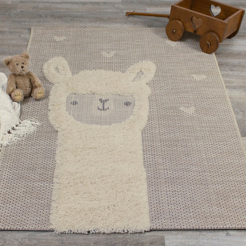 Kalora Kids 9450_T515 Llama Shag Mix Area Rug by Novelle Home