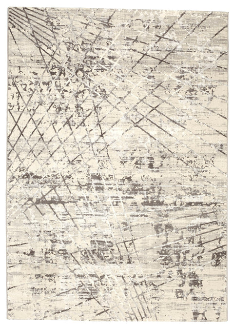 Panache PAN-6165-GRY Soft Powerloomed Grey Area Rug By Viana Inc