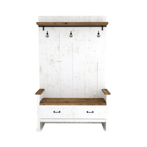 Provence Hall Bench 2 Drawer by LH Imports