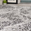 Paladin 3346_21 Elegant Distressed Damask Area Rug by Novelle Home