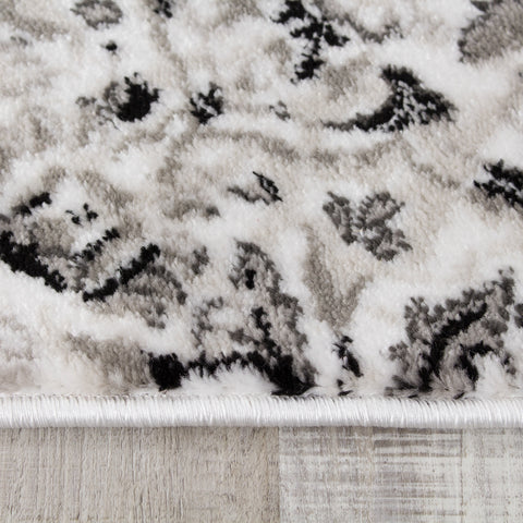 Paladin 3346_21 Elegant Distressed Damask Area Rug by Novelle Home