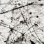 Paladin 3368_28 Black Grey Paint Drips and Lines Area Rug by Novelle Home