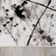 Paladin 3368_28 Black Grey Paint Drips and Lines Area Rug by Novelle Home