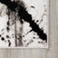 Paladin 3368_28 Black Grey Paint Drips and Lines Area Rug by Novelle Home