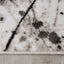 Paladin 3368_28 Black Grey Paint Drips and Lines Area Rug by Novelle Home