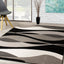 Paladin 3597_58 Grey Black Overlay Twists Area Rug by Novelle Home