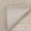 Peak Beige Small Crosshatch Geometric Rug by Kalora Interiors