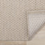 Peak Beige Small Crosshatch Geometric Rug by Kalora Interiors