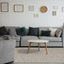 Peak Grey Textured Wool Rug by Kalora Interiors