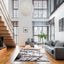 Platinum Grey Shatter Rug by Kalora Interiors