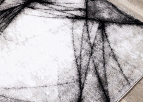 Platinum Grey Shatter Rug by Kalora Interiors