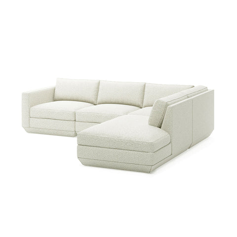 Podium 4PC Lounge Sectional A by Gus* Modern