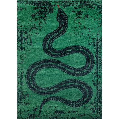 Hammonton RHAM-57810 Hand Knotted Wool Slithering Snake Area Rug by Renwil