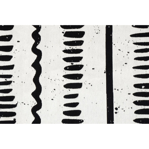 Jasmine ROJAS-47926 Black White Indoor Outdoor Area Rug by Renwil