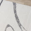 Ravine Cream Grey Wishbone Shag Rug by Kalora Interiors