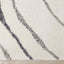 Ravine Cream Grey Wishbone Shag Rug by Kalora Interiors