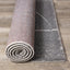 Ravine Grey Cream Strokes Rug by Kalora Interiors