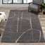 Ravine Grey Cream Strokes Rug by Kalora Interiors