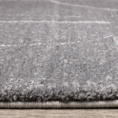 Ravine Grey Cream Strokes Rug by Kalora Interiors