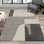 Ravine Cream Grey Geometric Rug by Kalora Interiors