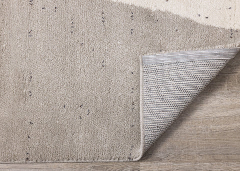 Ravine Cream Grey Geometric Rug by Kalora Interiors