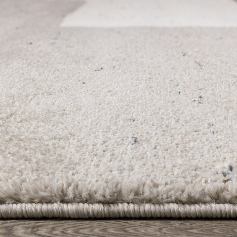 Ravine Cream Grey Geometric Rug by Kalora Interiors