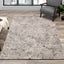 Ravine Grey Cream Distressed Rug by Kalora Interiors