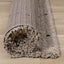 Rondo Beige Black Diamond Stitch Shag Rug by Kalora Interiors