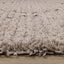 Rondo Beige Black Diamond Stitch Shag Rug by Kalora Interiors