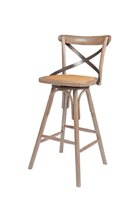 Crossback Counter Stool | Sundried | by LH Imports