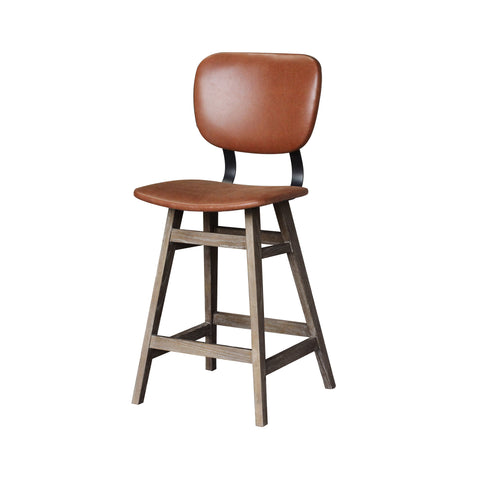 Fraser Counter Stool | Tan Brown | by LH Imports