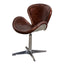 Mercury  Dining Chair | Vintage Brown Leather by LH Imports