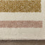 Sable Cream Purple Yellow Blocks Rug by Kalora Interiors
