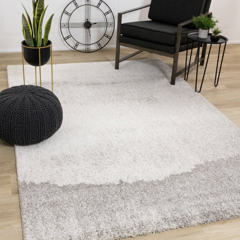 Sable Grey Sandy Banks Rug by Kalora Interiors